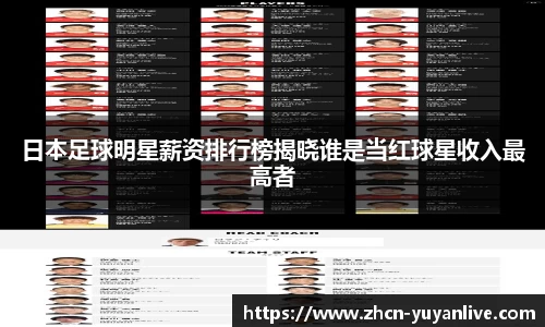 日本足球明星薪资排行榜揭晓谁是当红球星收入最高者